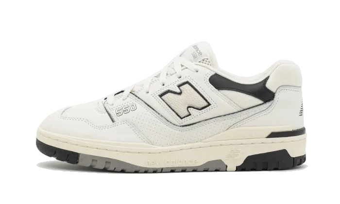 New Balance 550 Cream Black - BB550LWT