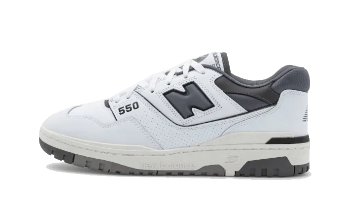 New Balance 550 White Dark Grey - BB550WTG