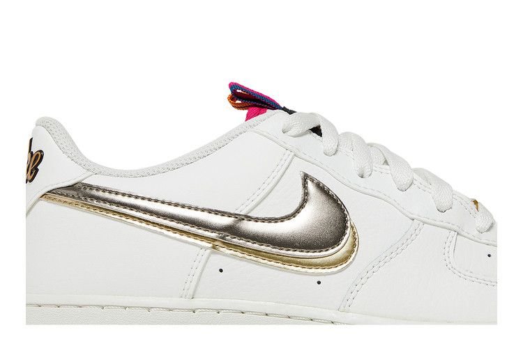 Air Force 1 LV8 Double Swoosh Silver Gold - DH9595-001