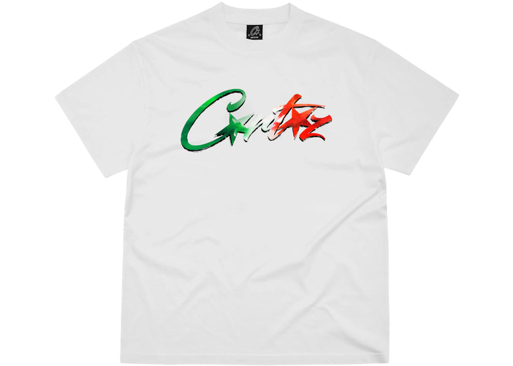 Corteiz Allstartz Italia Tee White - CORT-COAITW-WHITE