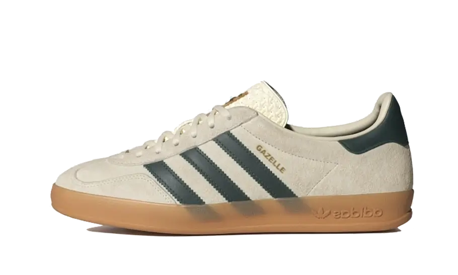 Gazelle Indoor Cream White Collegiate Green Gum - IH7502