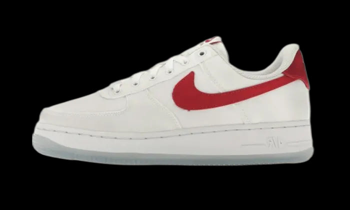 Nike Air Force 1 Low '07 Satin White Varsity Red  - DX6541-100