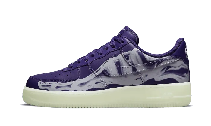 Nike Air Force 1 Low Purple Skeleton Halloween (2021) - CU8067-500