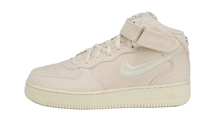 Nike Air Force 1 Mid Stussy Fossil - DJ7841-200