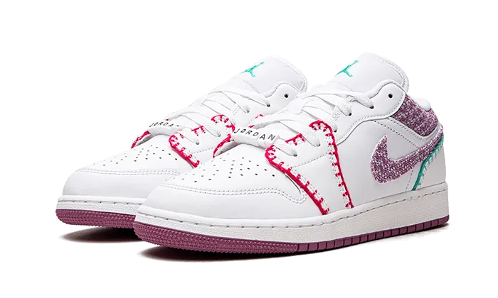 Air Jordan Air Jordan 1 Low White Light Bordeaux - DM9037-100