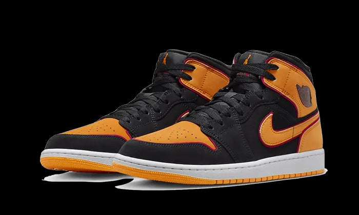 Air Jordan Air Jordan 1 Mid Fat Tongue Black Orange - FJ4923-008