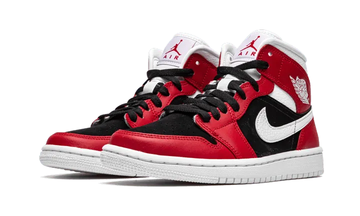 Air Jordan Air Jordan 1 Mid Gym Red Black - BQ6472-601