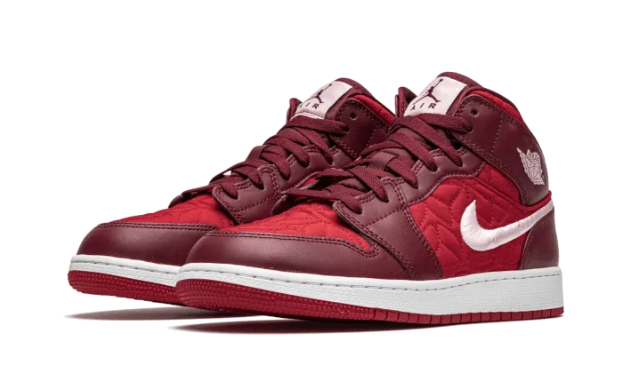 Air Jordan Air Jordan 1 Mid SE Red Quilt - AV5174-600