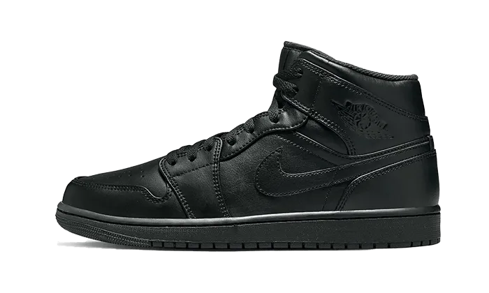 Air Jordan Air Jordan 1 Mid Triple Black (2022) - 554724-093 / 554725-093