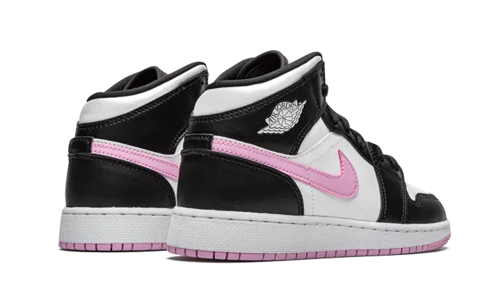 Air Jordan Air Jordan 1 Mid White Black Light Arctic Pink - 555112-103