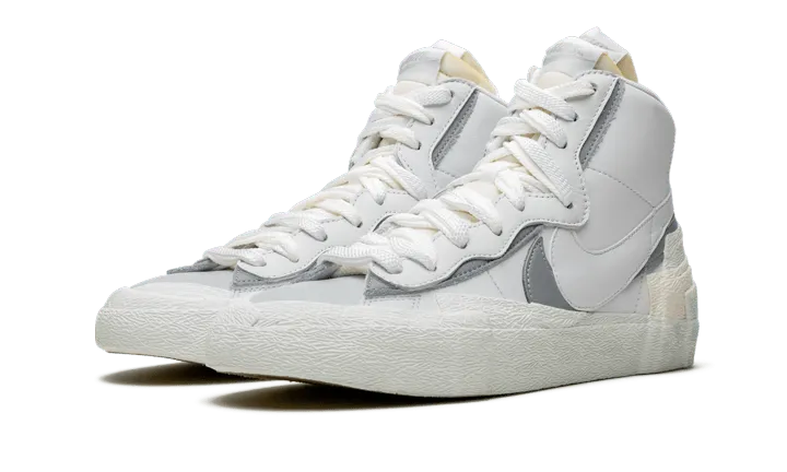 Nike Blazer Mid Sacai White Grey - BV0072-100