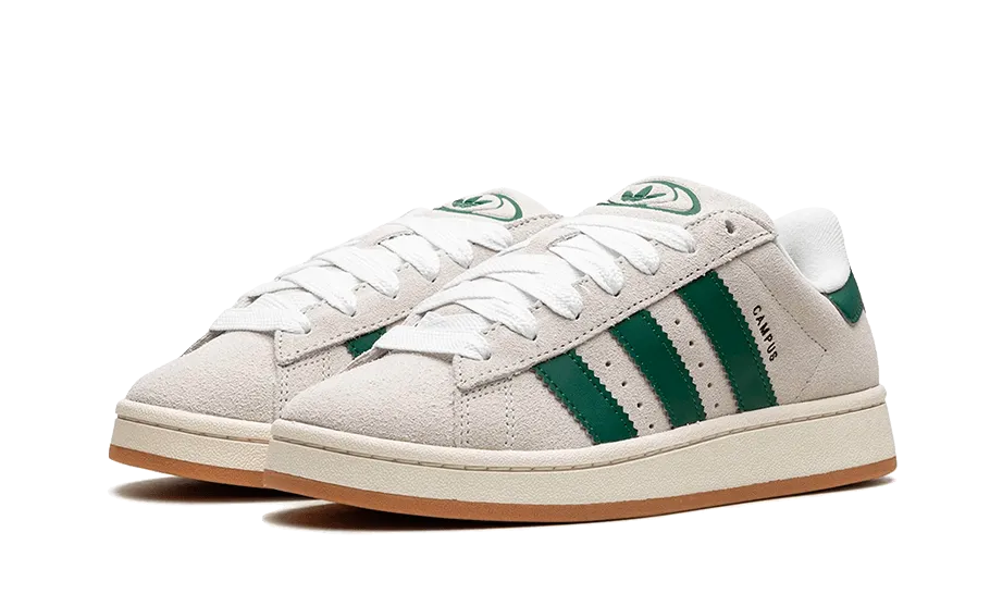 Adidas Campus 00s Crystal White Dark Green - GY0038