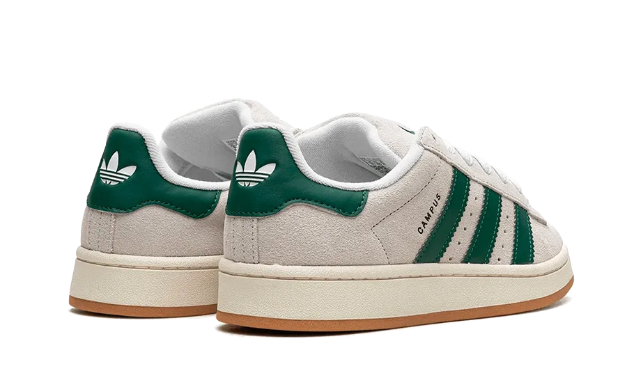 Adidas Campus 00s Crystal White Dark Green - GY0038