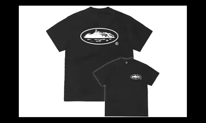 Corteiz Corteiz OG Island Logo Tee Black - CRTZ-OGILT-BLACK