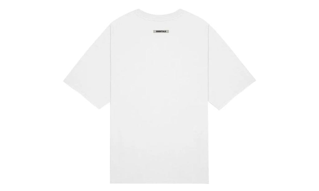 Fear of God Essentials 3D Silicon Applique Boxy T-Shirt White - FOG-FOGE3S-WHITE