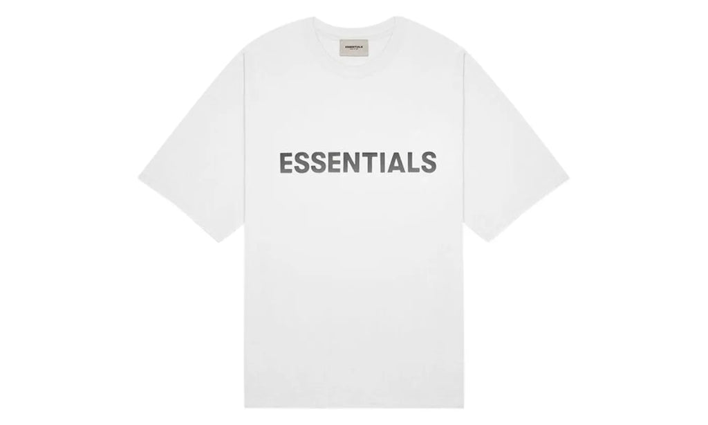 Fear of God Essentials 3D Silicon Applique Boxy T-Shirt White - FOG-FOGE3S-WHITE