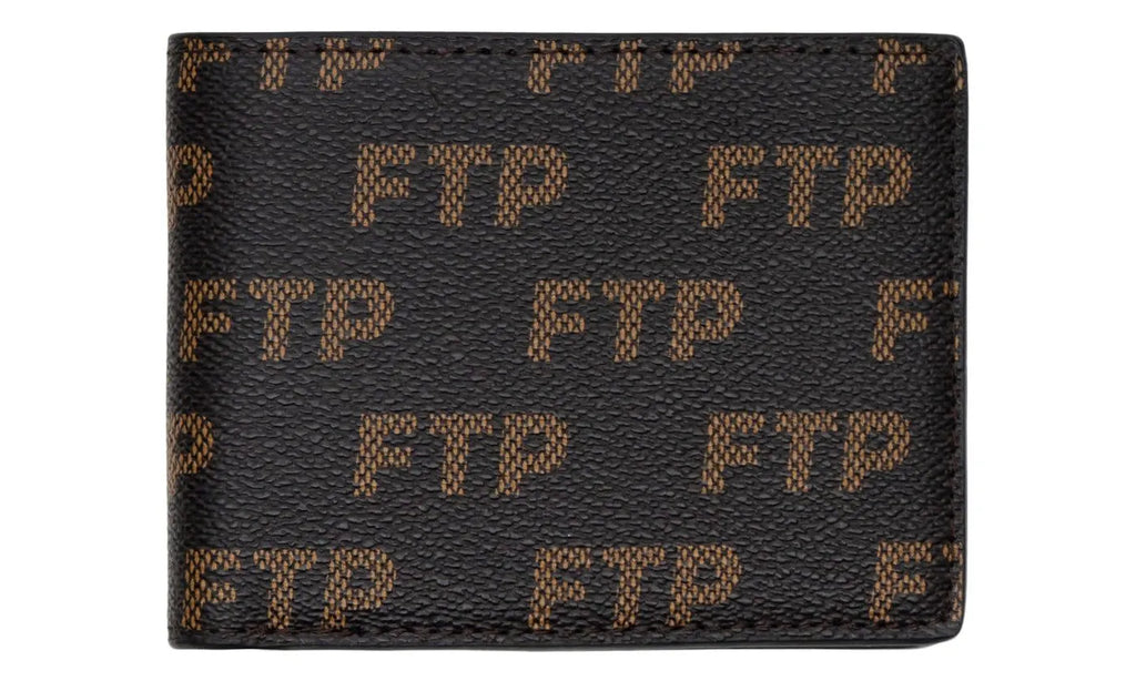 FTP FTP Logo Repete Wallet Brown - FTP-FTLRWB-BROWN