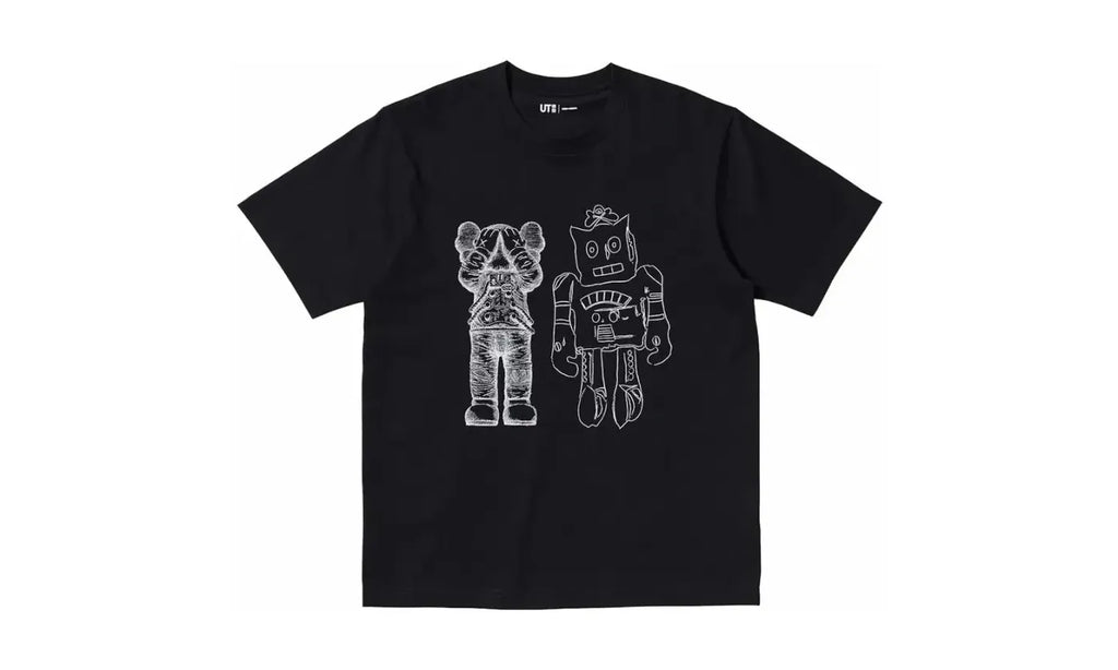 KAWS KAWS x Uniqlo Warhol UT Graphic 476351 T-shirt Black - 476351