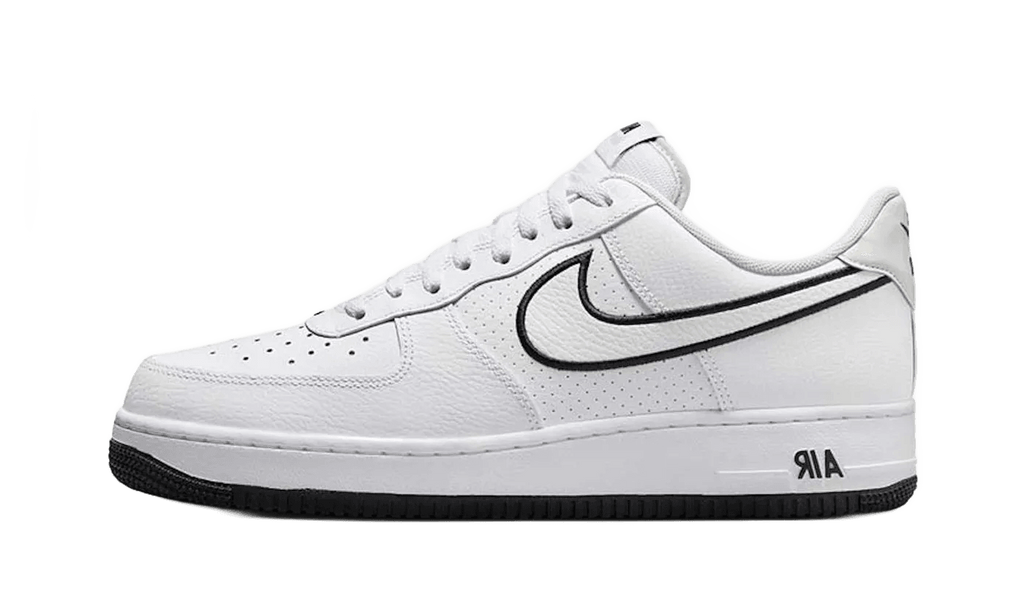 Nike Air Force 1 Low '07 Embroidered Swoosh White Black - FJ4211-100