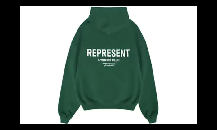 Represent Represent Owner's Club Hoodie Racing Green/White - M04153-62