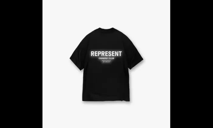 Represent Represent Owner's Club T-Shirt Black Reflective - M05149-01