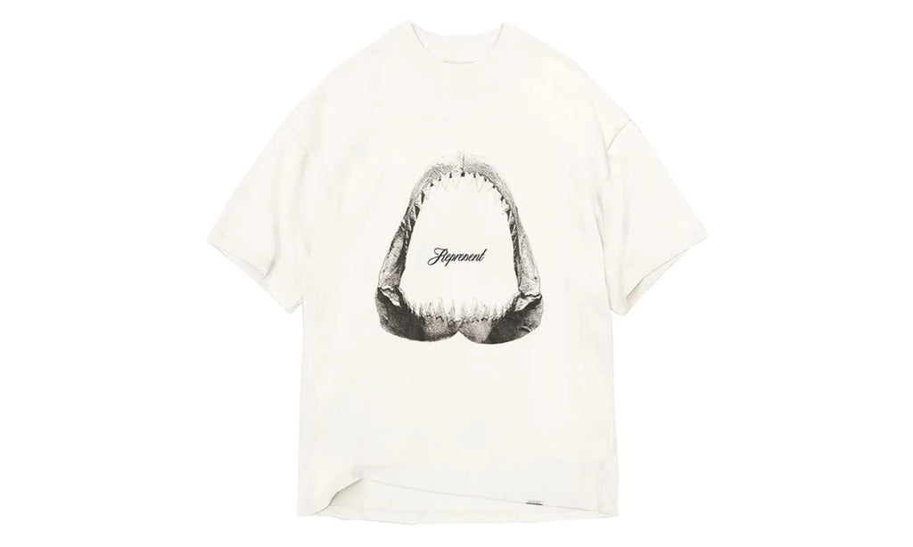 Represent Shark Jaws T-shirt Flat White - M05237-72