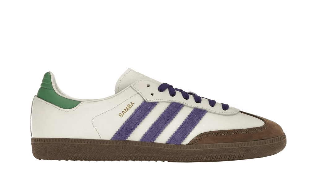 Adidas Samba OG Off White Core Purple Green Brown - ID8349