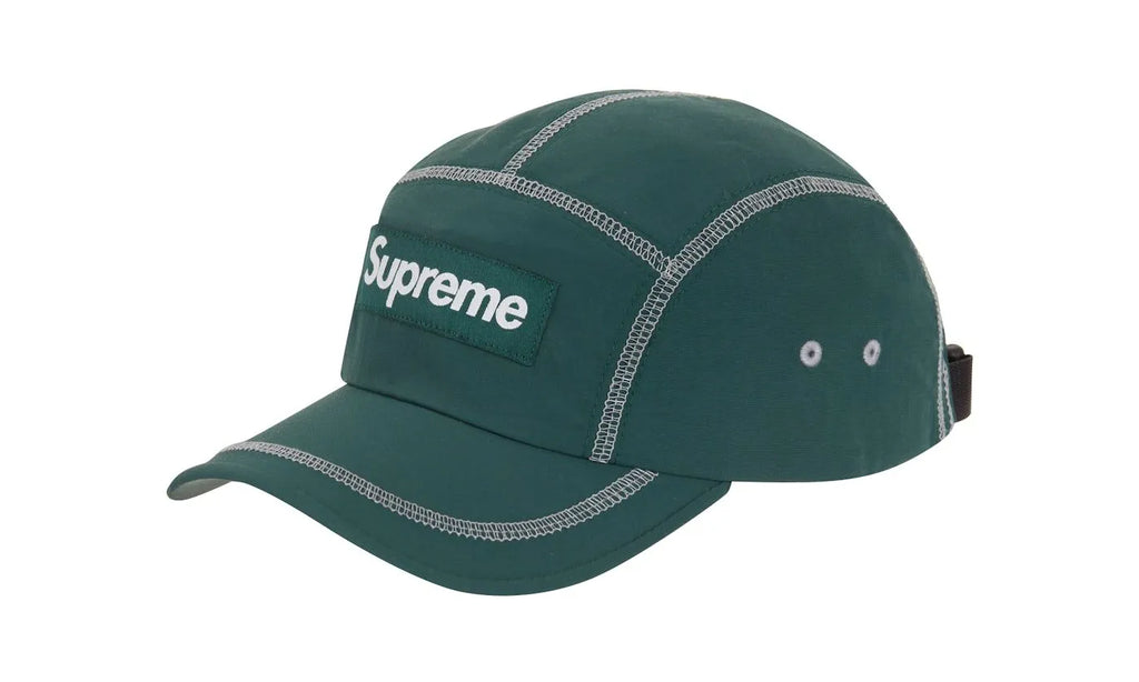 Supreme Reflective Stitch Camp Cap Dark Green - SUPR-SRSCCD-DARKGREEN