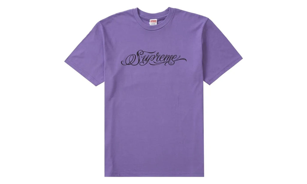 Supreme Script Tee Purple - SUPR-SUSCTP-PURPLE