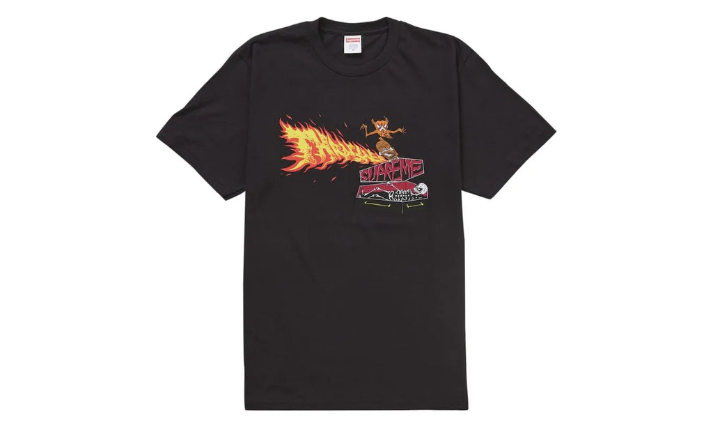 Supreme Thrasher Back Tail Tee Black - SUPR-STBTTB-BLACK