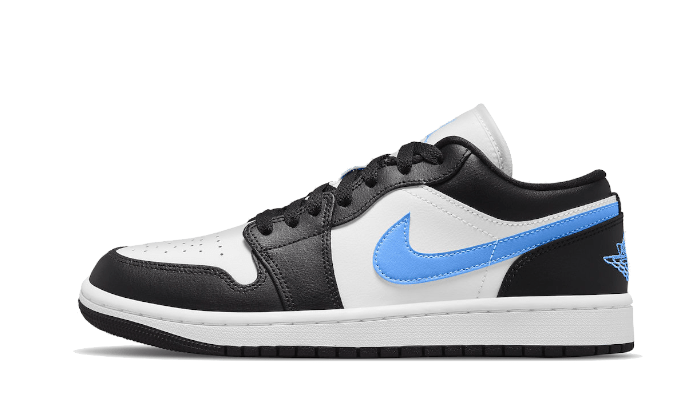 Air Jordan 1 Low Black University Blue White (W) - DC0774-041