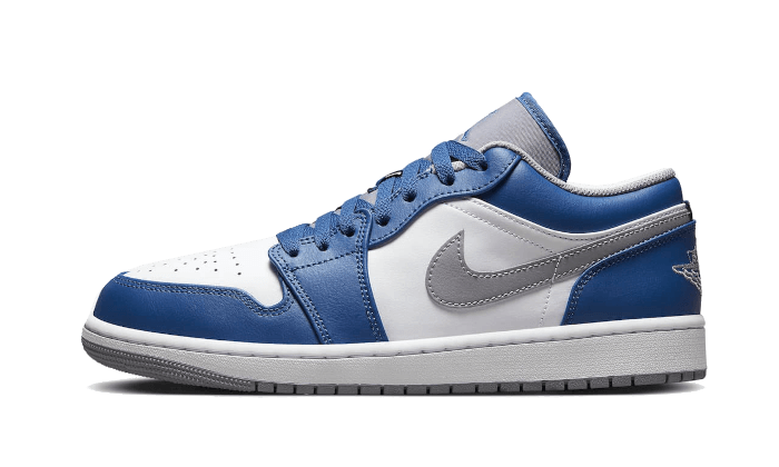 Air Jordan 1 Low True Blue Cement - 553558-412 / 553560-412