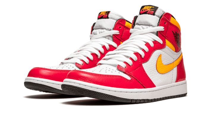 Air Jordan 1 Retro High Light Fusion Red - 555088-603