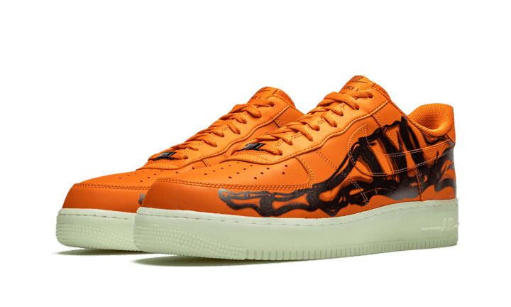 Nike Air Force 1 Low Orange Skeleton - CU8067-800