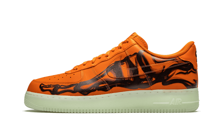 Nike Air Force 1 Low Orange Skeleton - CU8067-800