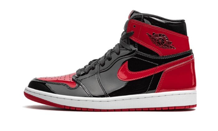 Air Jordan 1 Retro High OG Bred Patent - 555088-063 / 575441-063