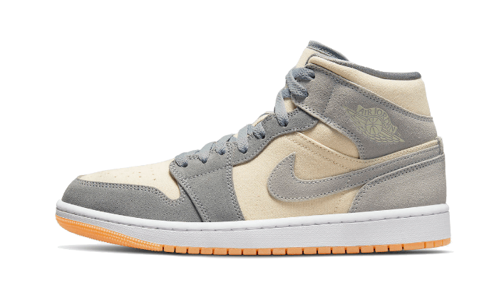 Air Jordan 1 Mid SE Coconut Milk Particle Grey (GS) - DN4281-100 / DN4346-100