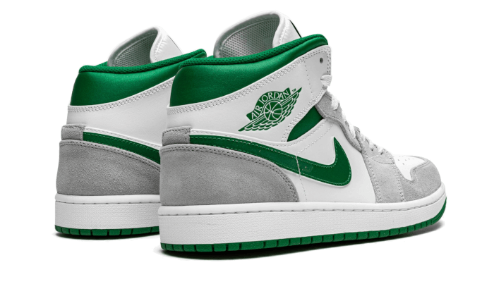 Air Jordan 1 Mid Grey Green - DC7294-103 / DC7248-103