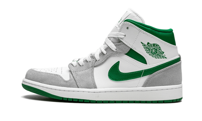 Air Jordan 1 Mid Grey Green - DC7294-103 / DC7248-103