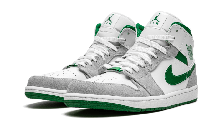 Air Jordan 1 Mid Grey Green - DC7294-103 / DC7248-103