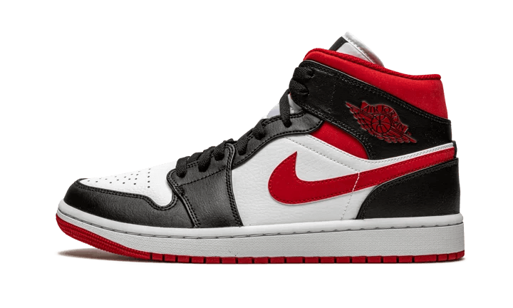 Air Jordan 1 Mid Gym Red Black White - 554724-122 / DJ4695-122