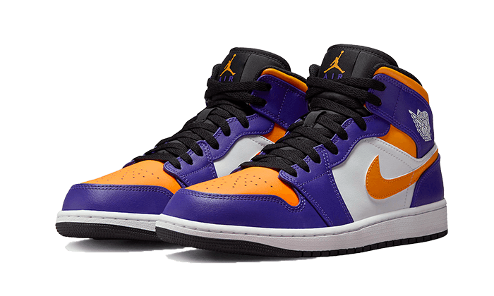 Air Jordan 1 Mid Lakers - DQ8426-517 / DQ8423-517