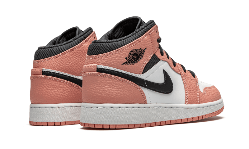 Air Jordan 1 Mid Pink Quartz (GS) - 555112-603