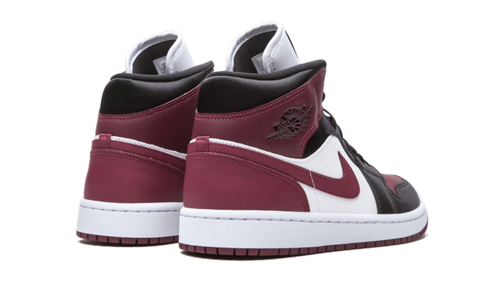 Air Jordan 1 Mid SE Black Dark Beetroot (W) - CZ4385-016