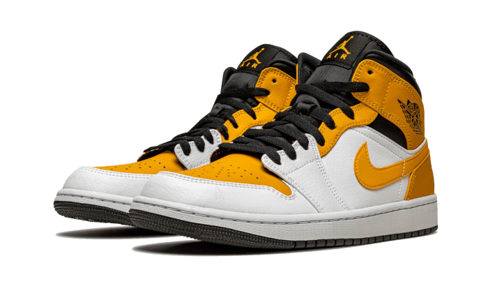 Air Jordan 1 Mid University Gold - 554724-170 / 554725-170