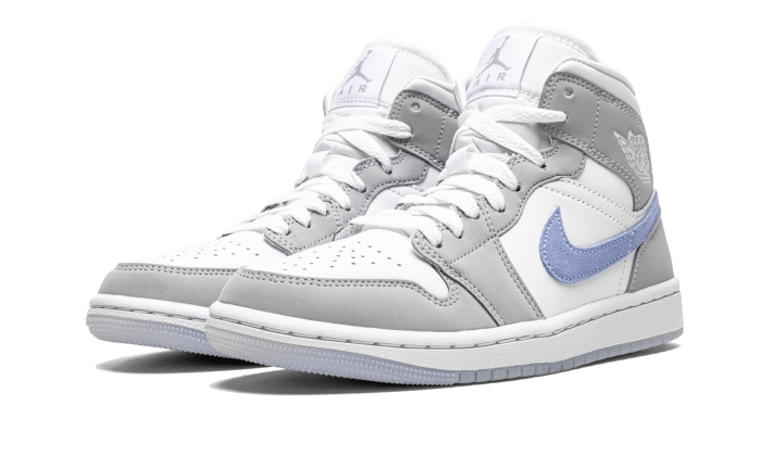 Air Jordan 1 Mid Aluminium Wolf Grey (W) - BQ6472-105