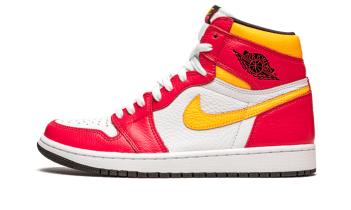 Air Jordan 1 Retro High Light Fusion Red - 555088-603