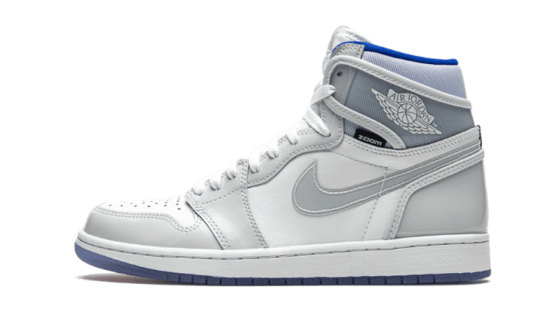 Air Jordan 1 Retro High Zoom White Racer Blue - CK6637-104