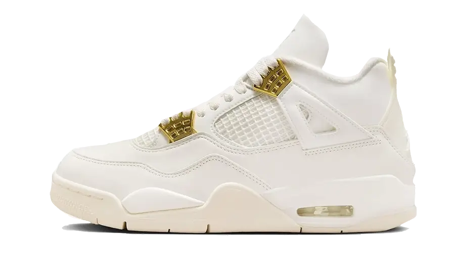 Air Jordan 4 Sail Metallic Gold - AQ9129-170