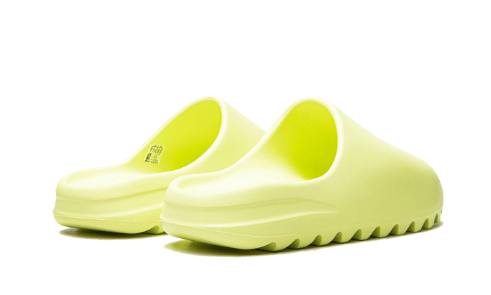 Yeezy Slide Glow Green (Restock Pair 2022) - HQ6447